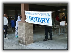 Earth Day Cleanup Rotary sign