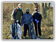 Earth Day Cleanup trees